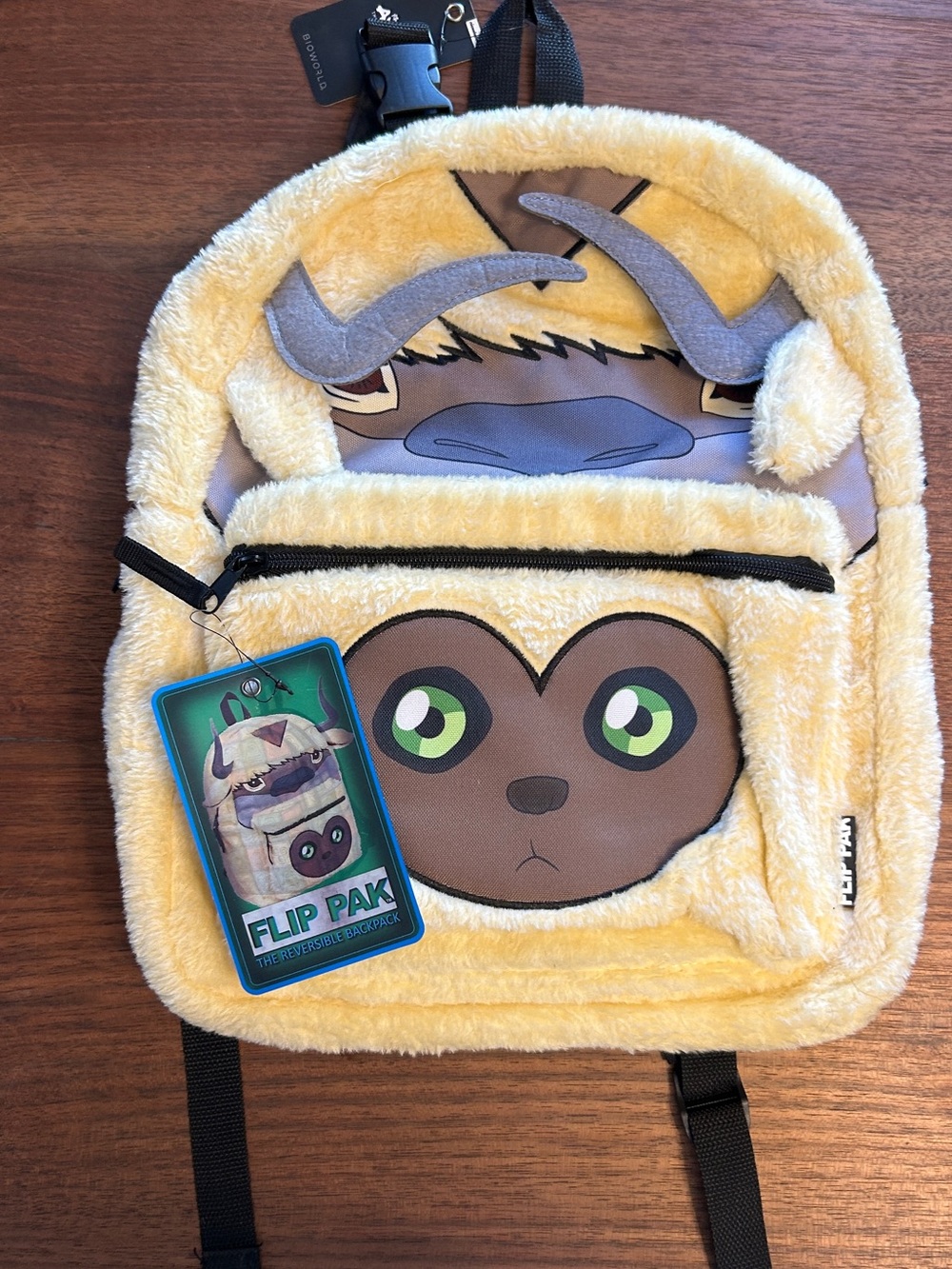Avatar The Last Airbender Appa Reversible Plush Bioworld Backpack new with tags